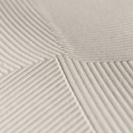 Schumacher 5013951 HAND COMBED PLASTER in CEMENT Wallpaper -
