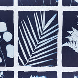 Schumacher Cyanotype Panel Indigo Wallpaper