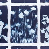 Schumacher Cyanotype Panel Indigo Wallpaper