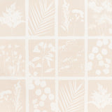 Schumacher Cyanotype Panel Natural Wallpaper