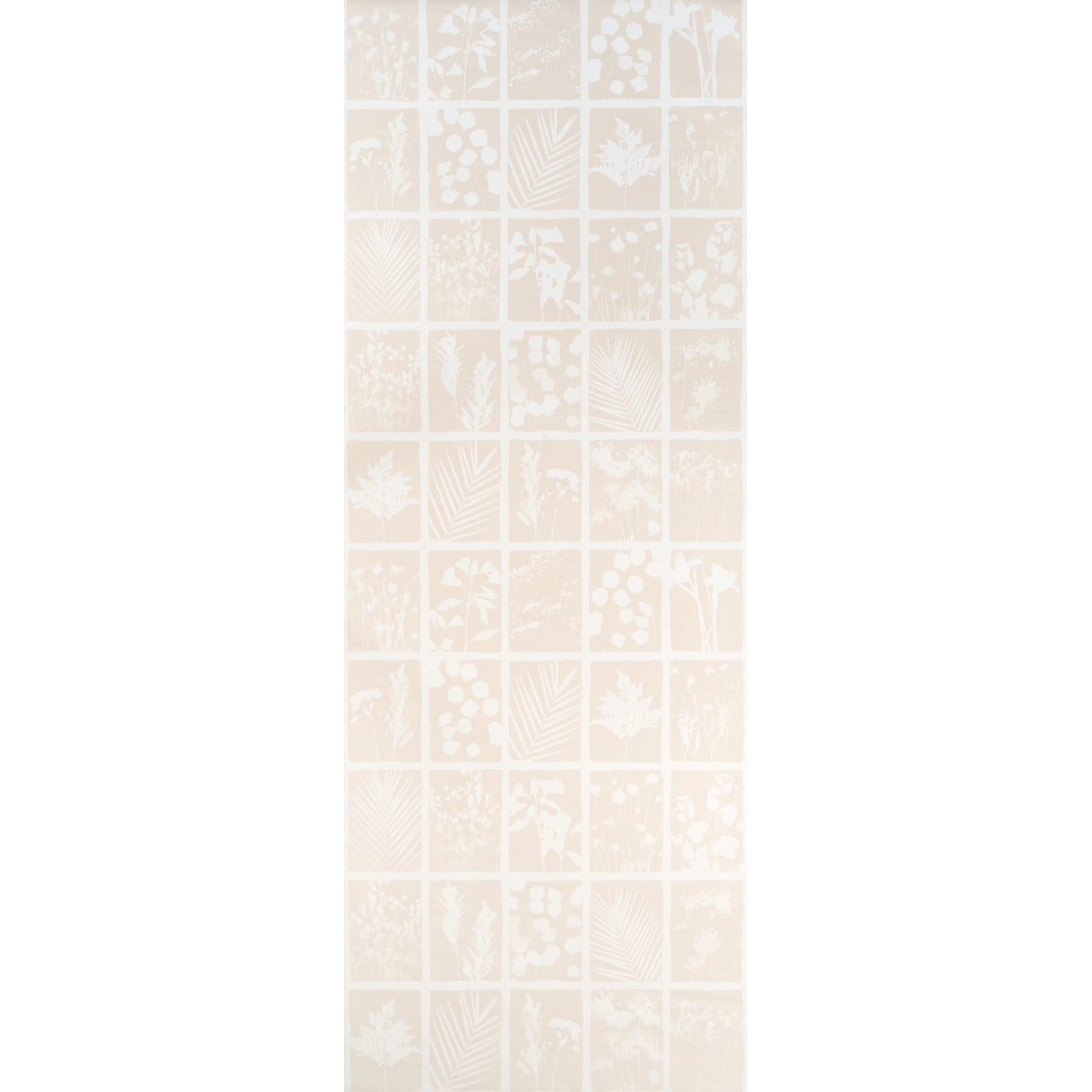 Schumacher Cyanotype Panel Natural Wallpaper