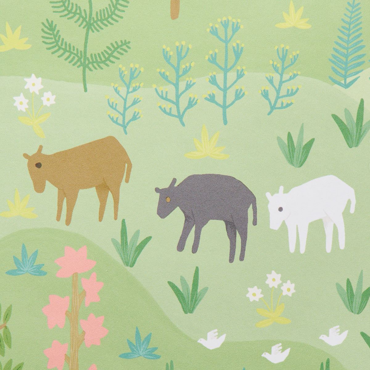 Schumacher Las Colinas Green Wallpaper - Eade's Wallpaper