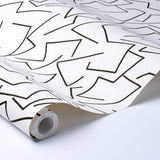 Schumacher Tangent Ivory Wallpaper - Eade's Wallpaper
