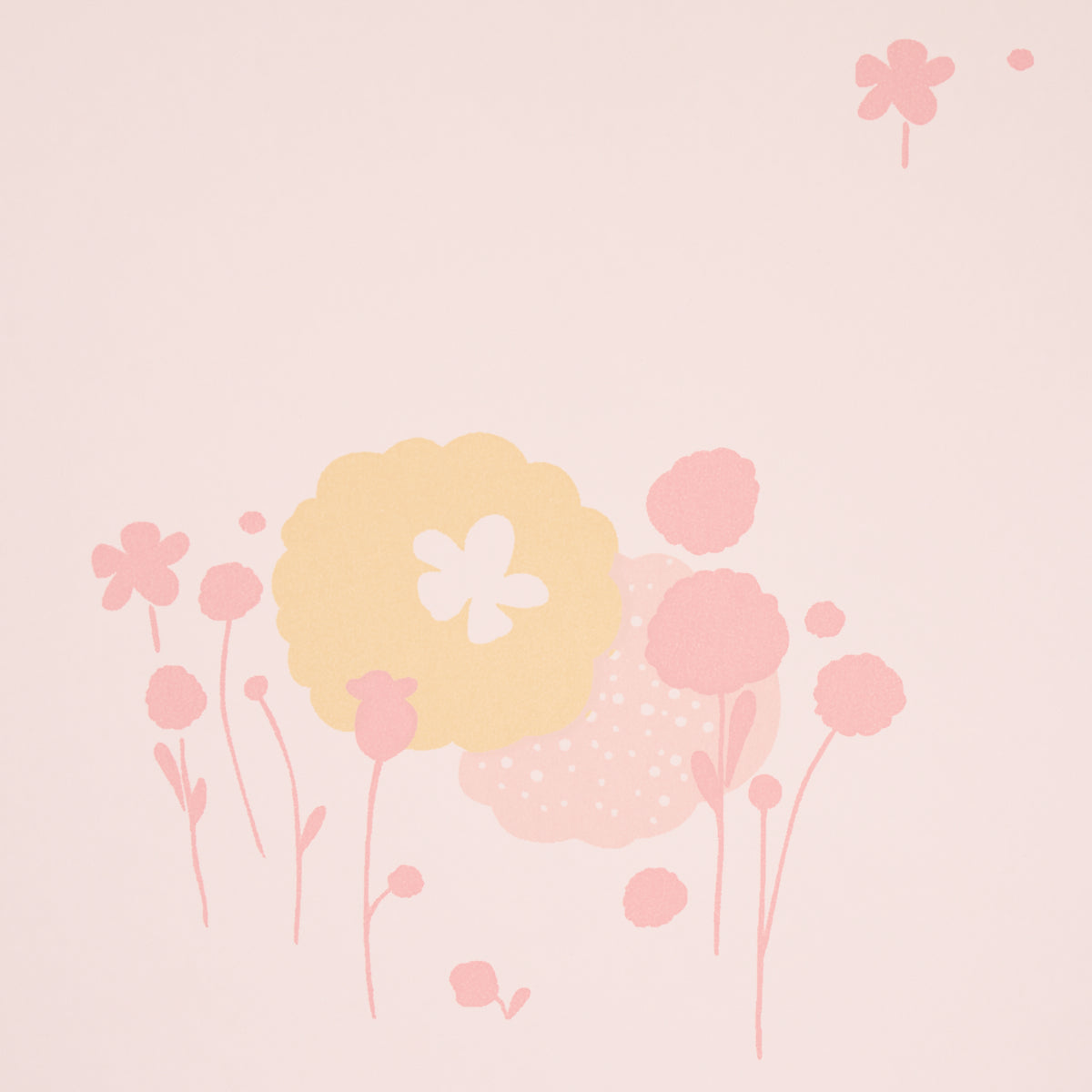 Schumacher Pom Pom Forest Blush Wallpaper - Eade's Wallpaper
