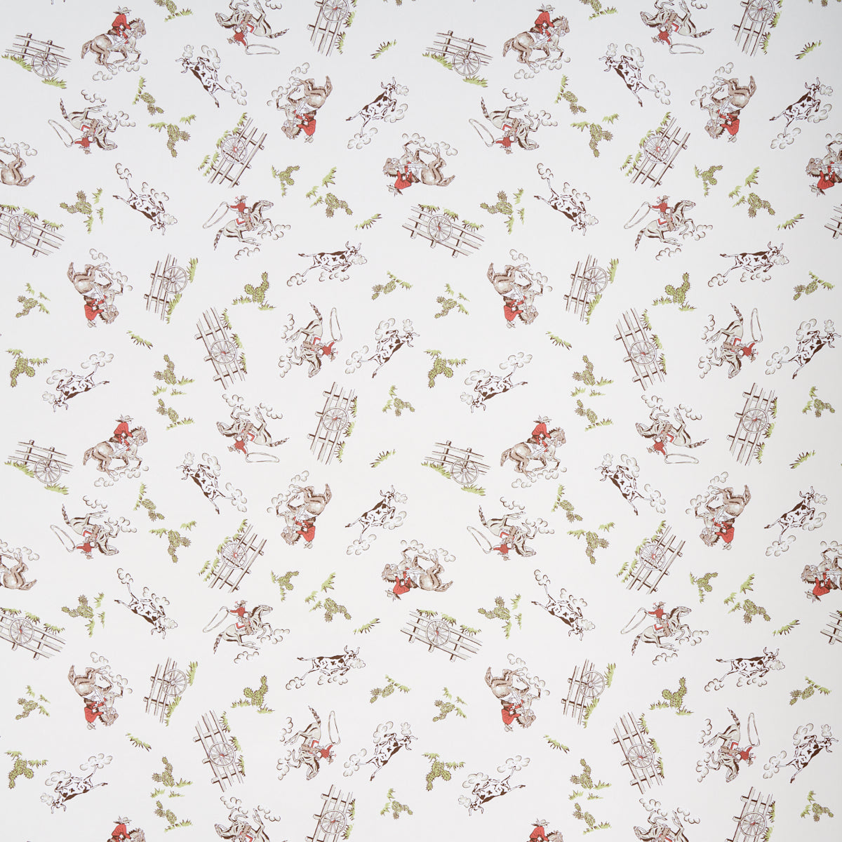 Schumacher Wild West Cream Wallpaper