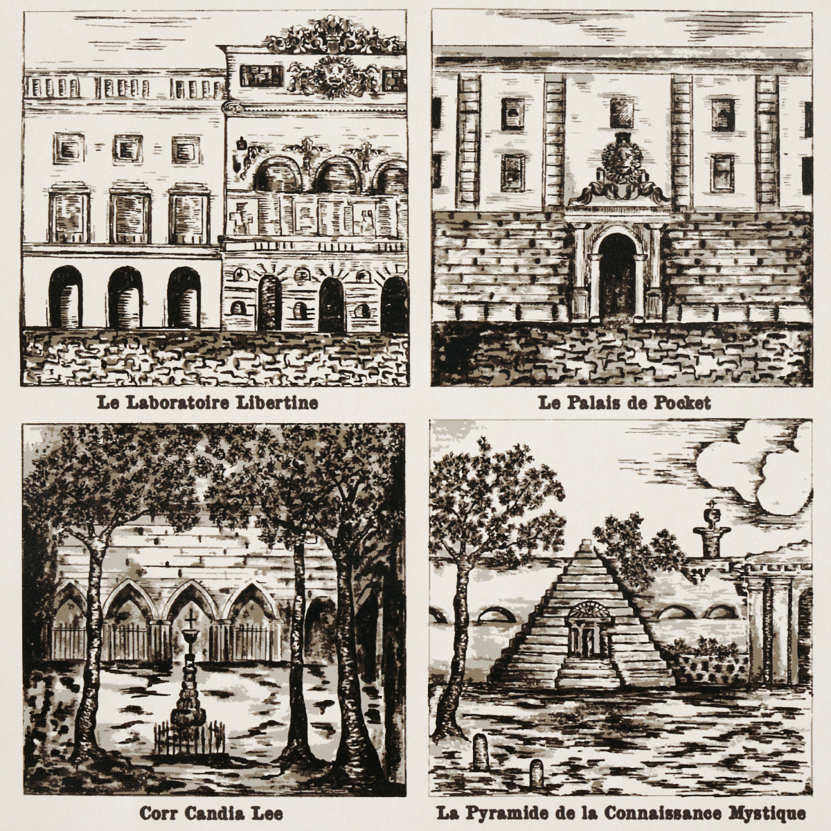 Schumacher Architecturra Newsprint Wallpaper