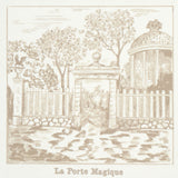 Schumacher Architecturra Ivory Wallpaper