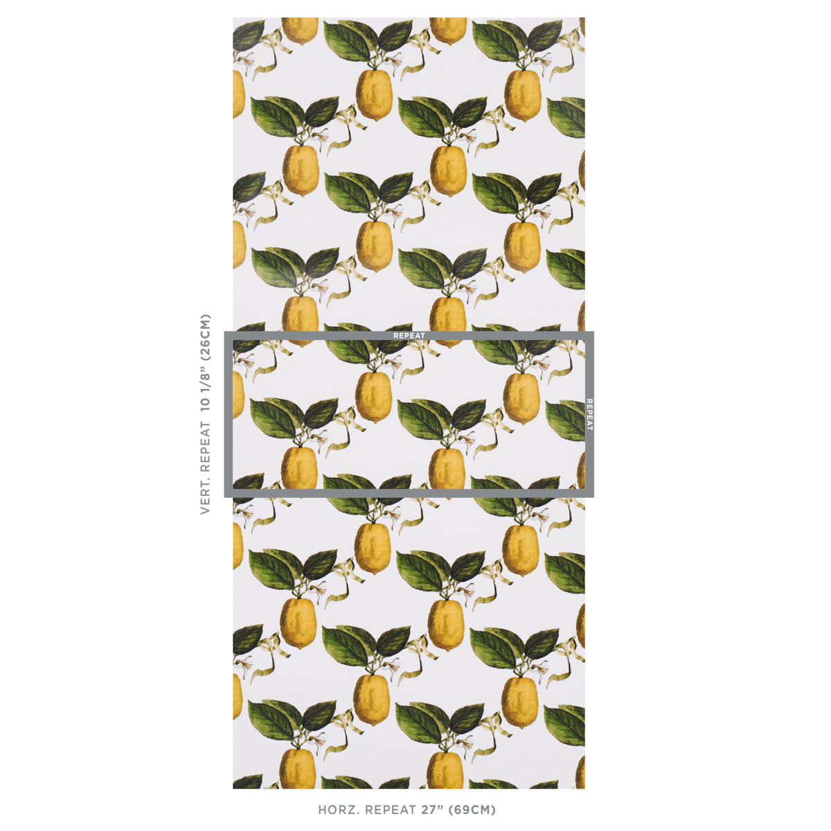 Schumacher Le Citron Ivory Wallpaper - Eade's Wallpaper