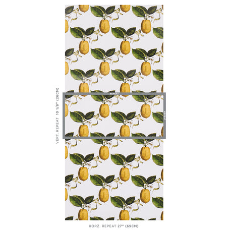 Schumacher Le Citron Ivory Wallpaper - Eade's Wallpaper