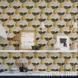 Schumacher Le Citron Natural Wallpaper - Eade's Wallpaper