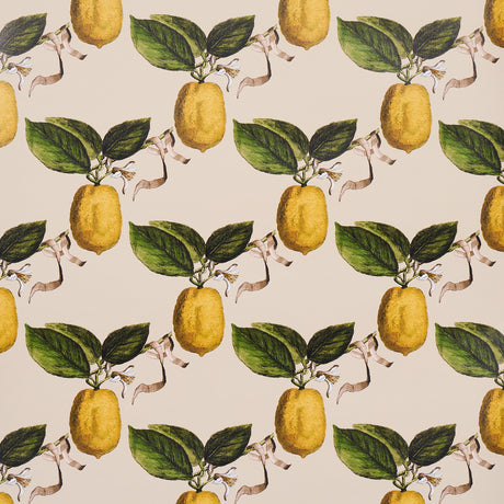 Schumacher Le Citron Natural Wallpaper - Eade's Wallpaper