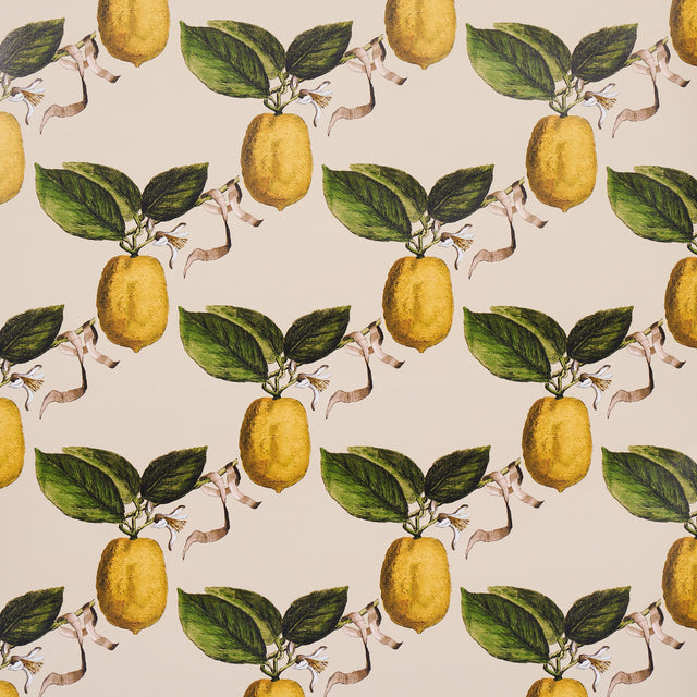 Schumacher Le Citron Natural Wallpaper - Eade's Wallpaper