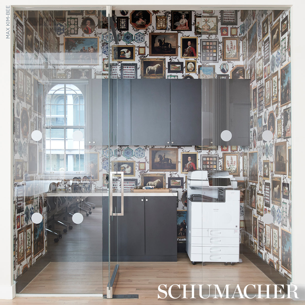 Schumacher Le Grand Tour Floral Wallpaper - Eade's Wallpaper