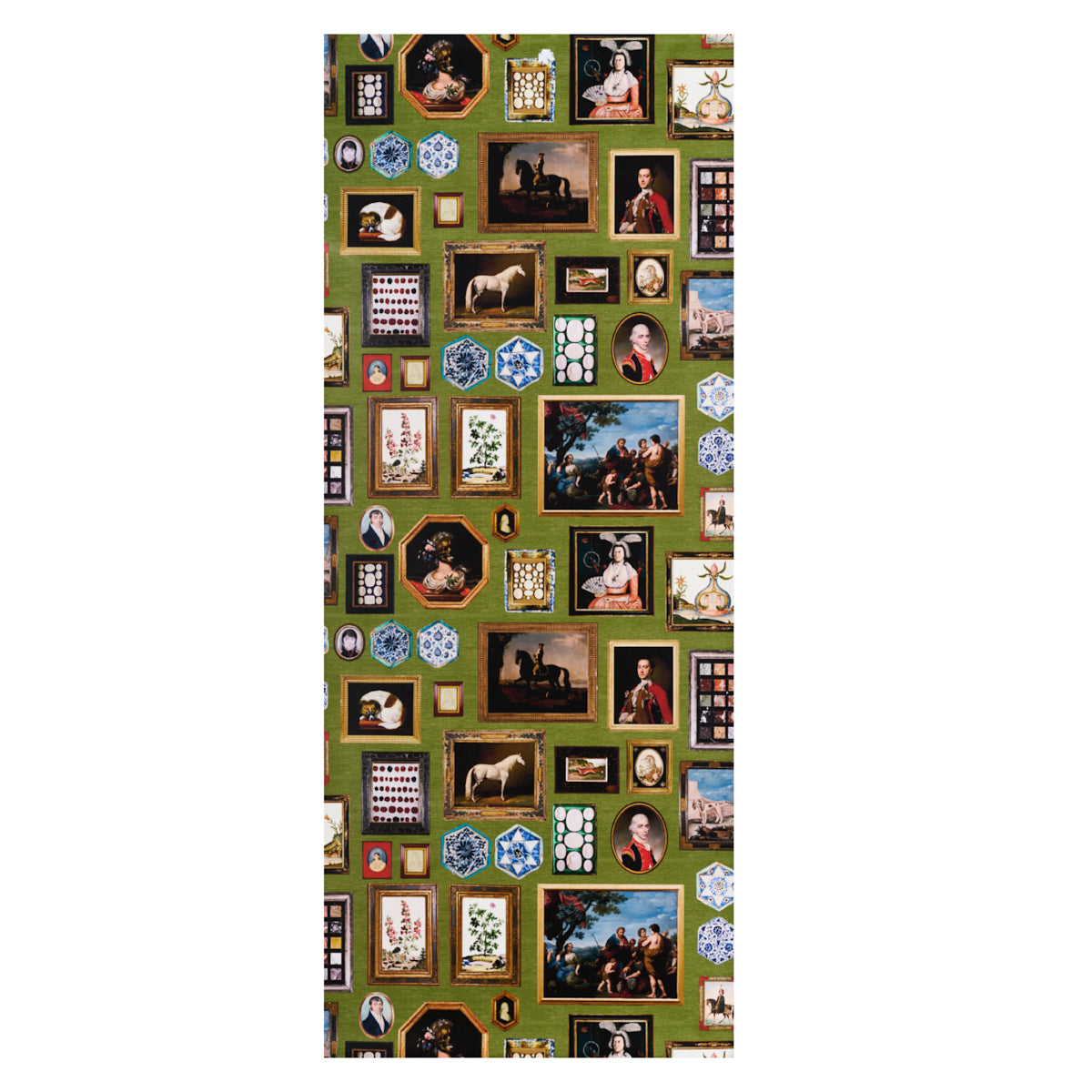 Schumacher Le Grand Tour English Green Wallpaper - Eade's Wallpaper