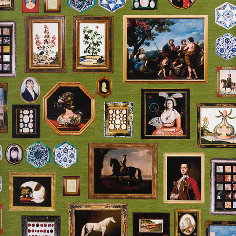 Schumacher Le Grand Tour English Green Wallpaper - Eade's Wallpaper