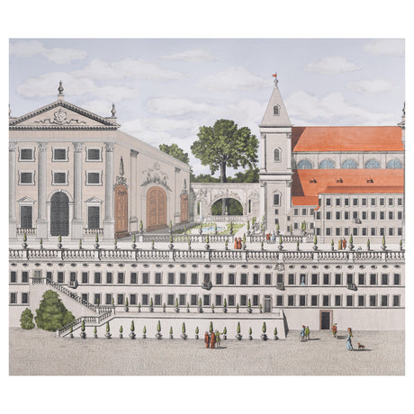 Schumacher Piazza Firenze Panel Set Document Wallpaper - Eade's Wallpaper