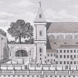 Schumacher Piazza Firenze Panel Set Grisaille Wallpaper - Eade's Wallpaper