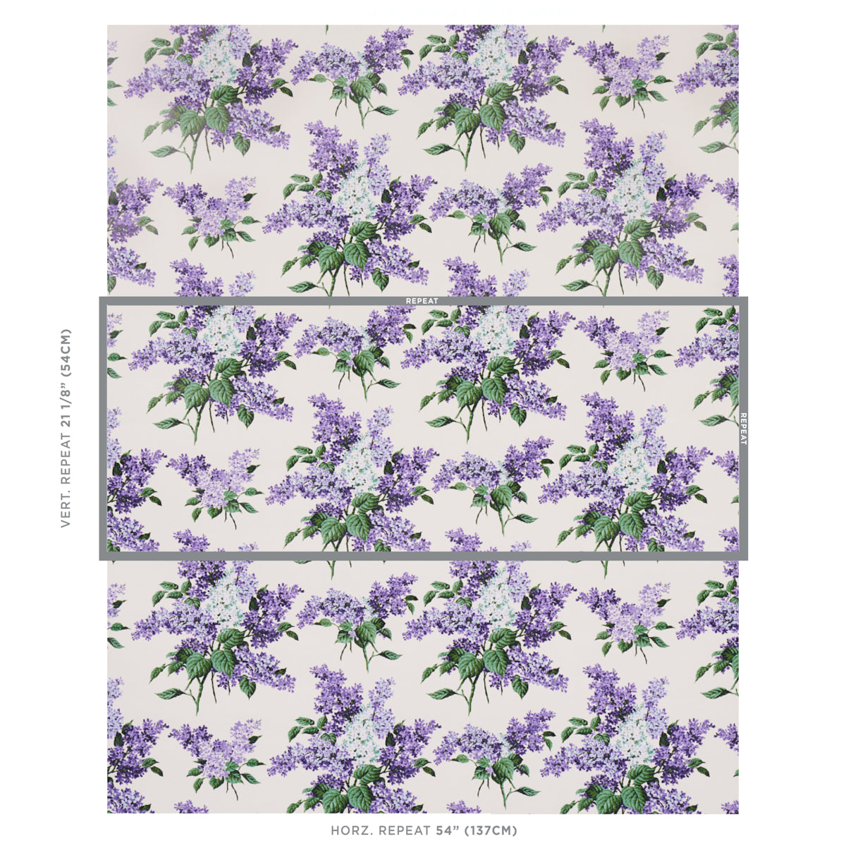 Schumacher Proust'S Lilacs Purple Wallpaper - Eade's Wallpaper