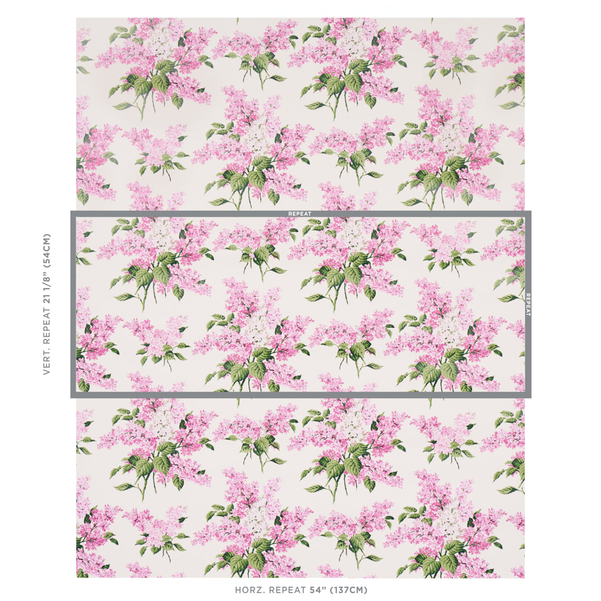 Schumacher Proust'S Lilacs Pink Wallpaper - Eade's Wallpaper
