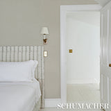 Schumacher Bougainvillea Leaf Green Wallpaper