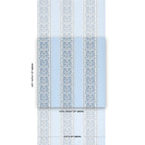 Schumacher Jasmine Indigo Wallpaper