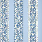 Schumacher Jasmine Indigo Wallpaper