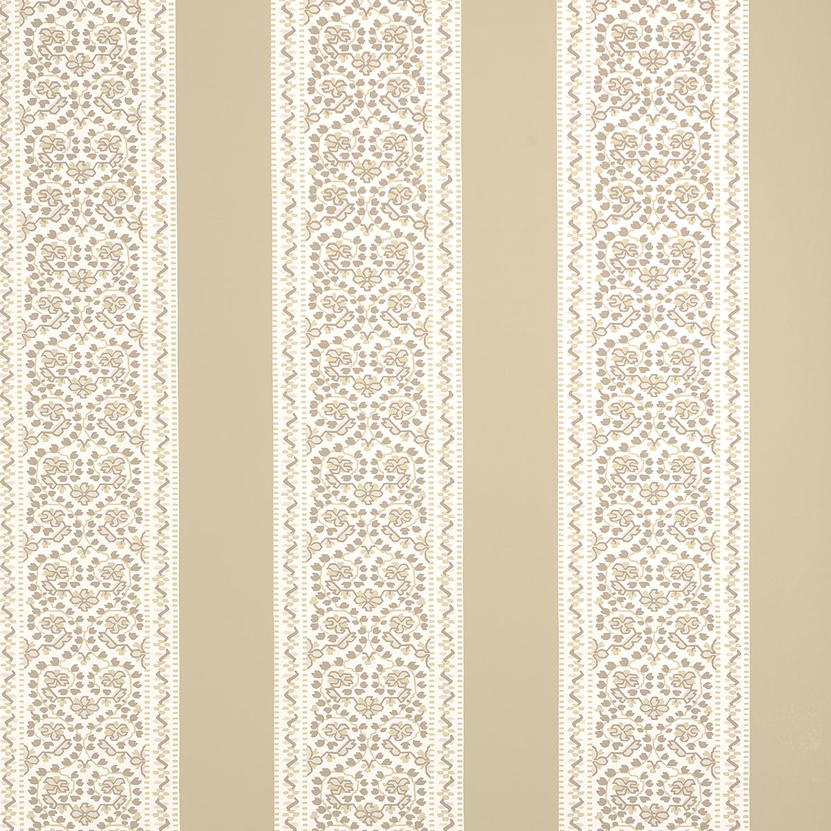 Schumacher Jasmine Neutral Wallpaper