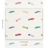 Schumacher Manos Multi On Ivory Wallpaper - Eade's Wallpaper