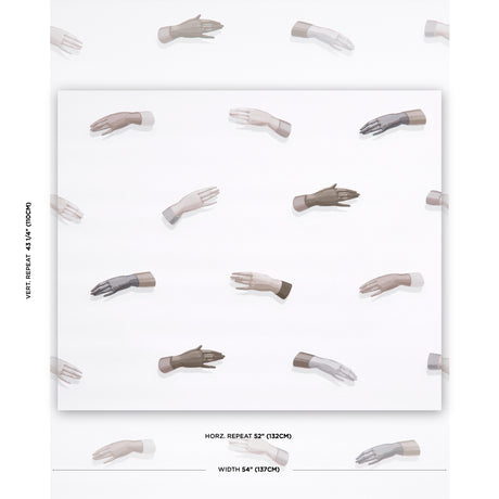 Schumacher Manos Neutral Wallpaper - Eade's Wallpaper