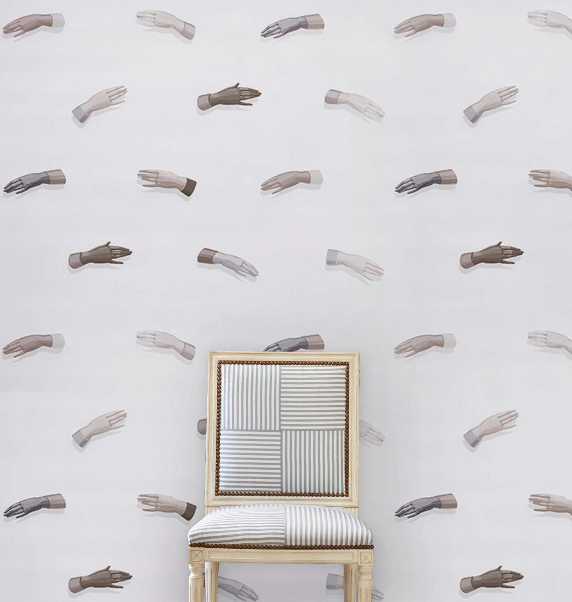 Schumacher Manos Neutral Wallpaper - Eade's Wallpaper