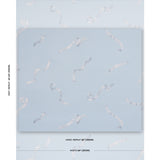 Schumacher Beth Blue Wallpaper
