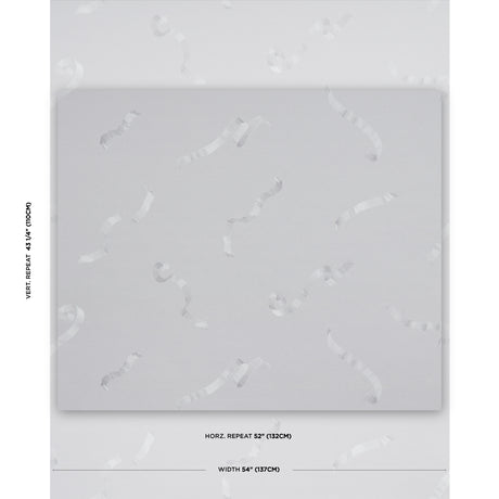 Schumacher Beth Grey Wallpaper
