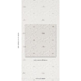 Schumacher Ouvrez Moi Grey Wallpaper - Eade's Wallpaper