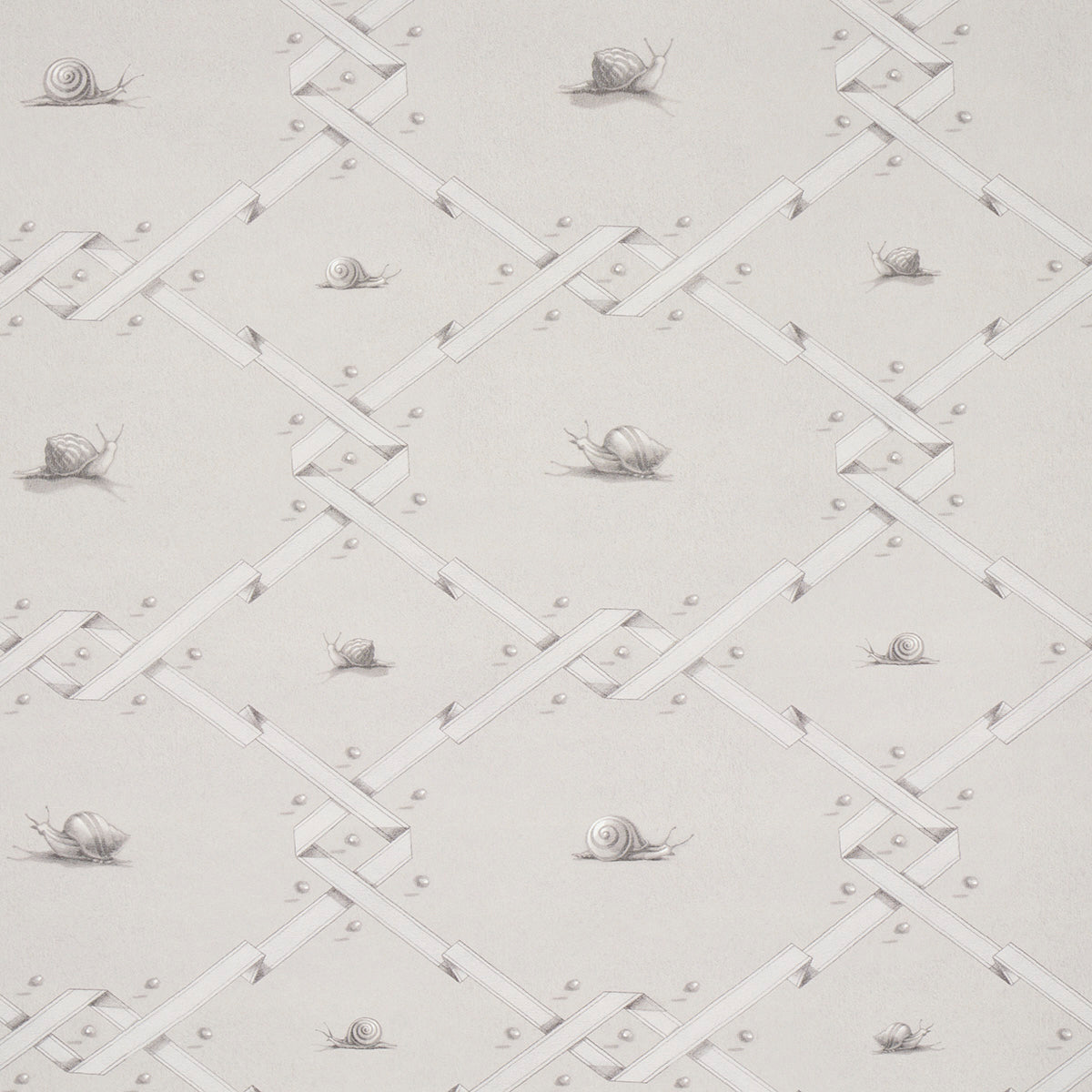 Schumacher Ouvrez Moi Grey Wallpaper - Eade's Wallpaper