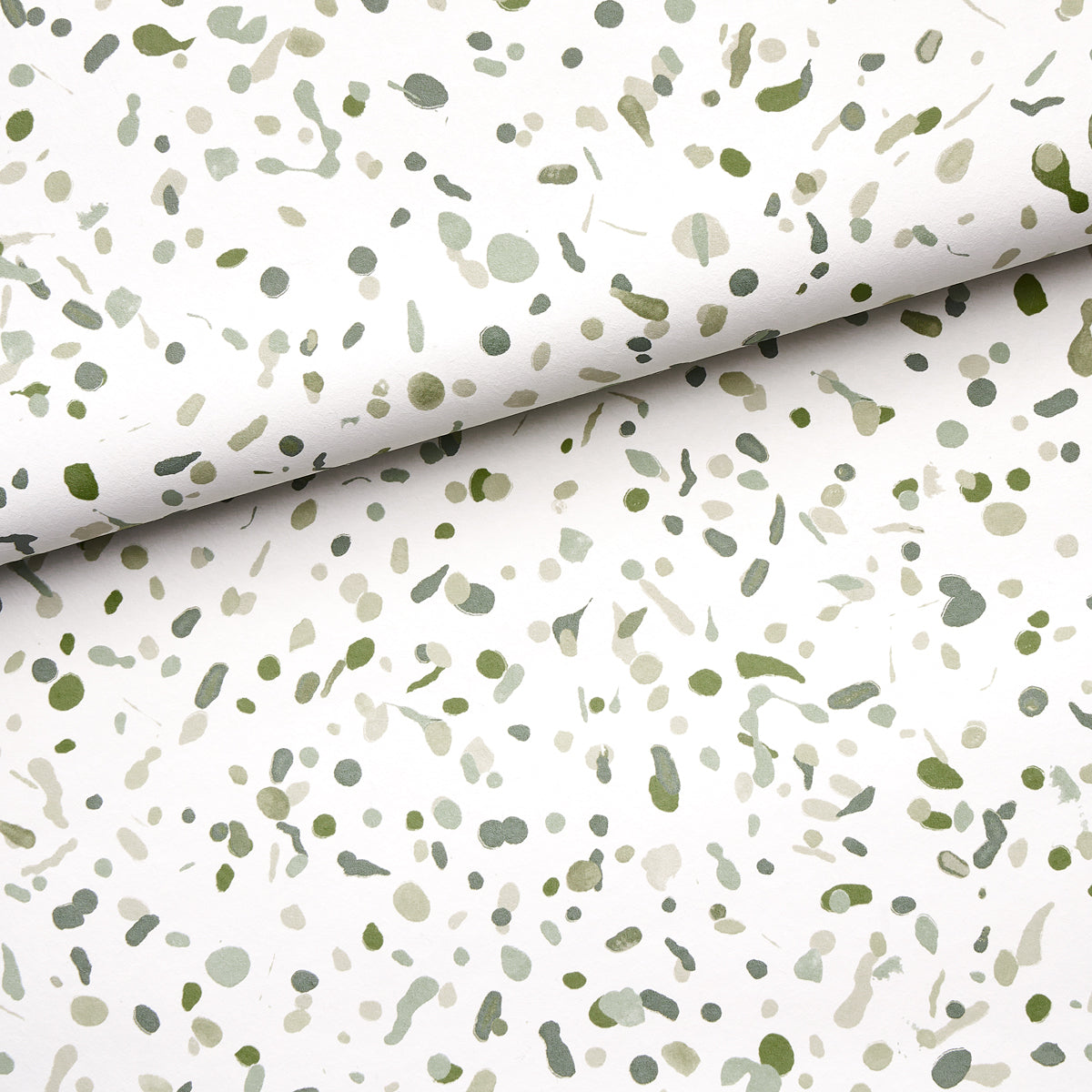 Schumacher Los Cosmos Moss Wallpaper - Eade's Wallpaper