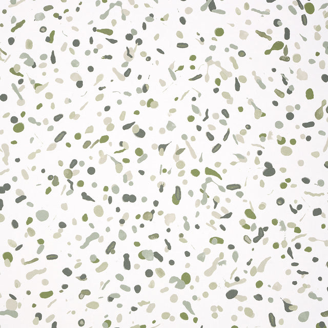 Schumacher Los Cosmos Moss Wallpaper - Eade's Wallpaper