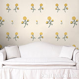 Schumacher Rhinestone Cowboy Bright Yellow Wallpaper - Eade's Wallpaper