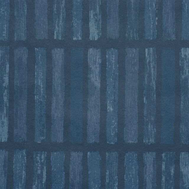 Schumacher 5014592 WABI-SABI in DARK BLUE Wallpaper - BACKDR