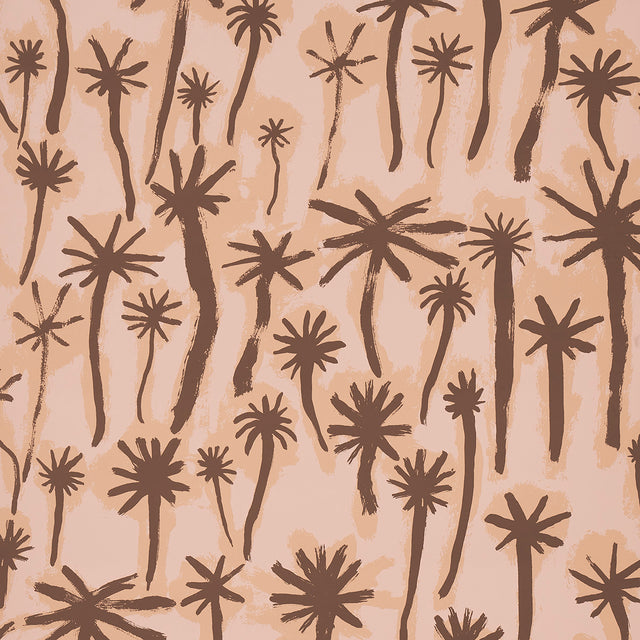 Schumacher Palmitas Coral Wallpaper - Eade's Wallpaper