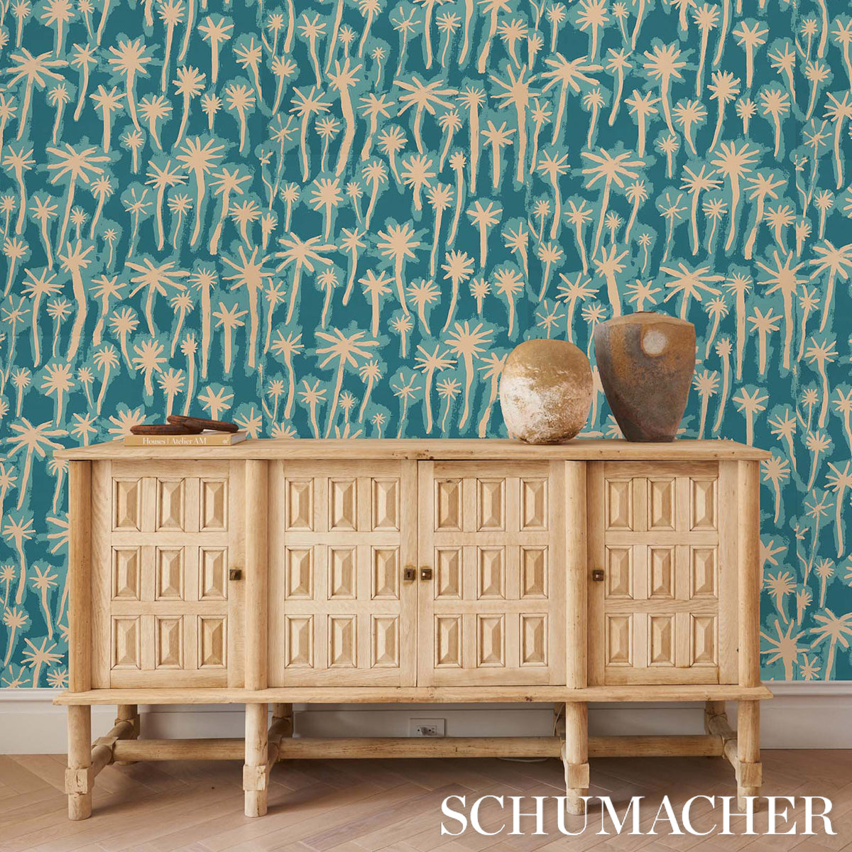 Schumacher Palmitas Bahama Wallpaper - Eade's Wallpaper