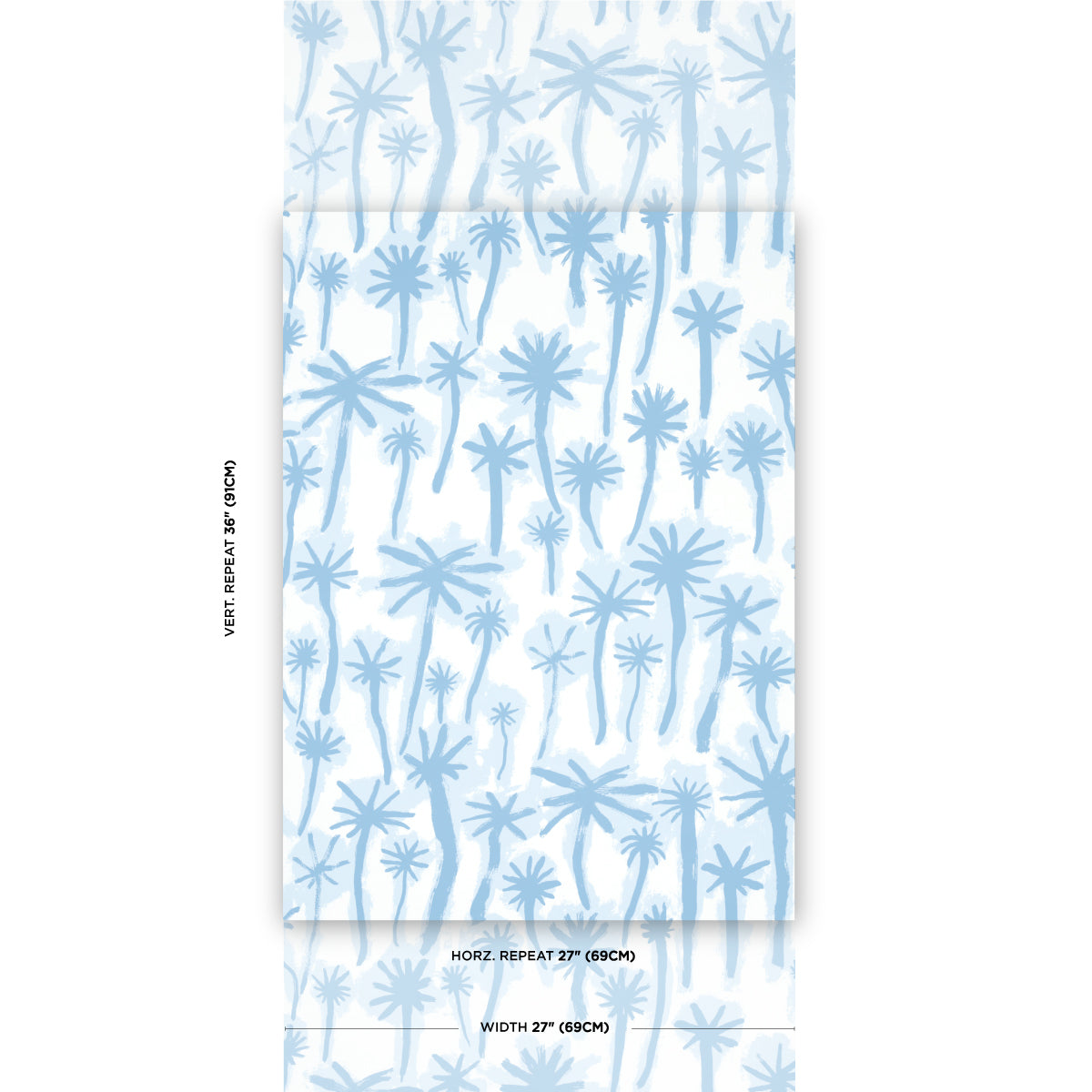 Schumacher Palmitas Mist Wallpaper - Eade's Wallpaper