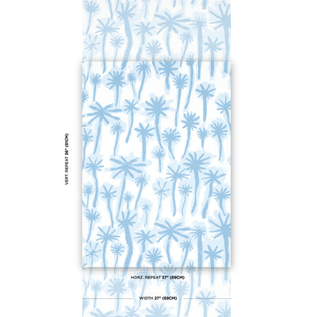 Schumacher Palmitas Mist Wallpaper - Eade's Wallpaper
