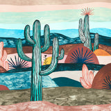Schumacher Desert Scape Panel Set Prismatic Wallpaper