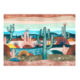 Schumacher Desert Scape Panel Set Prismatic Wallpaper