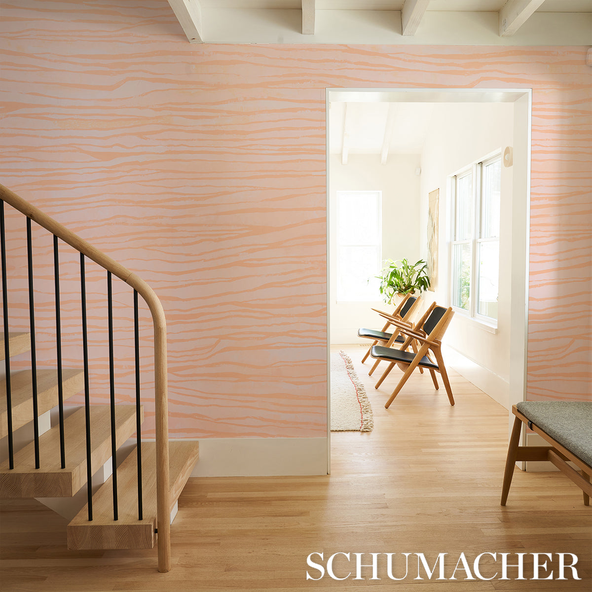 Schumacher Terra Panel Set Canyon Wallpaper - Eade's Wallpaper