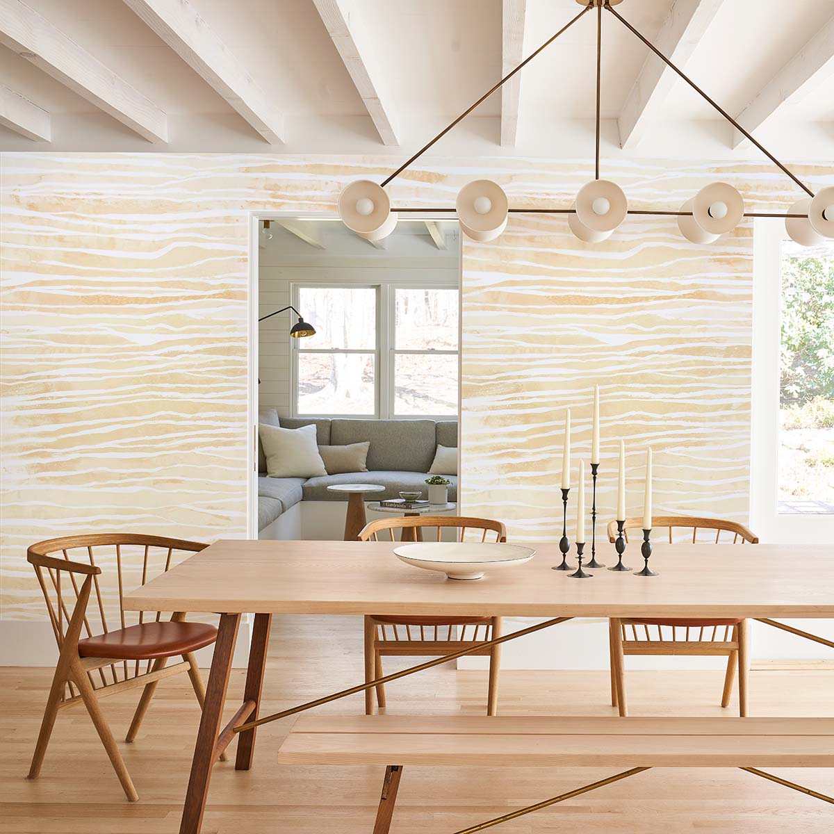 Schumacher Terra Panel Set Erosion Wallpaper - Eade's Wallpaper
