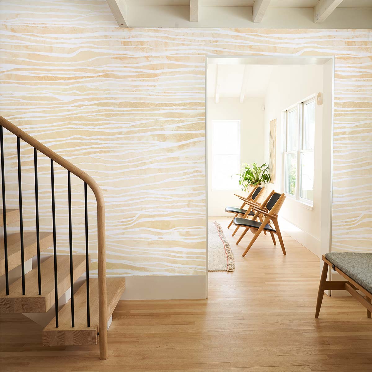 Schumacher Terra Panel Set Erosion Wallpaper - Eade's Wallpaper