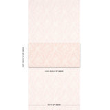 Schumacher Cosette Lace Blush Wallpaper