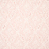 Schumacher Cosette Lace Blush Wallpaper