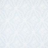 Schumacher Cosette Lace Cornflower Wallpaper